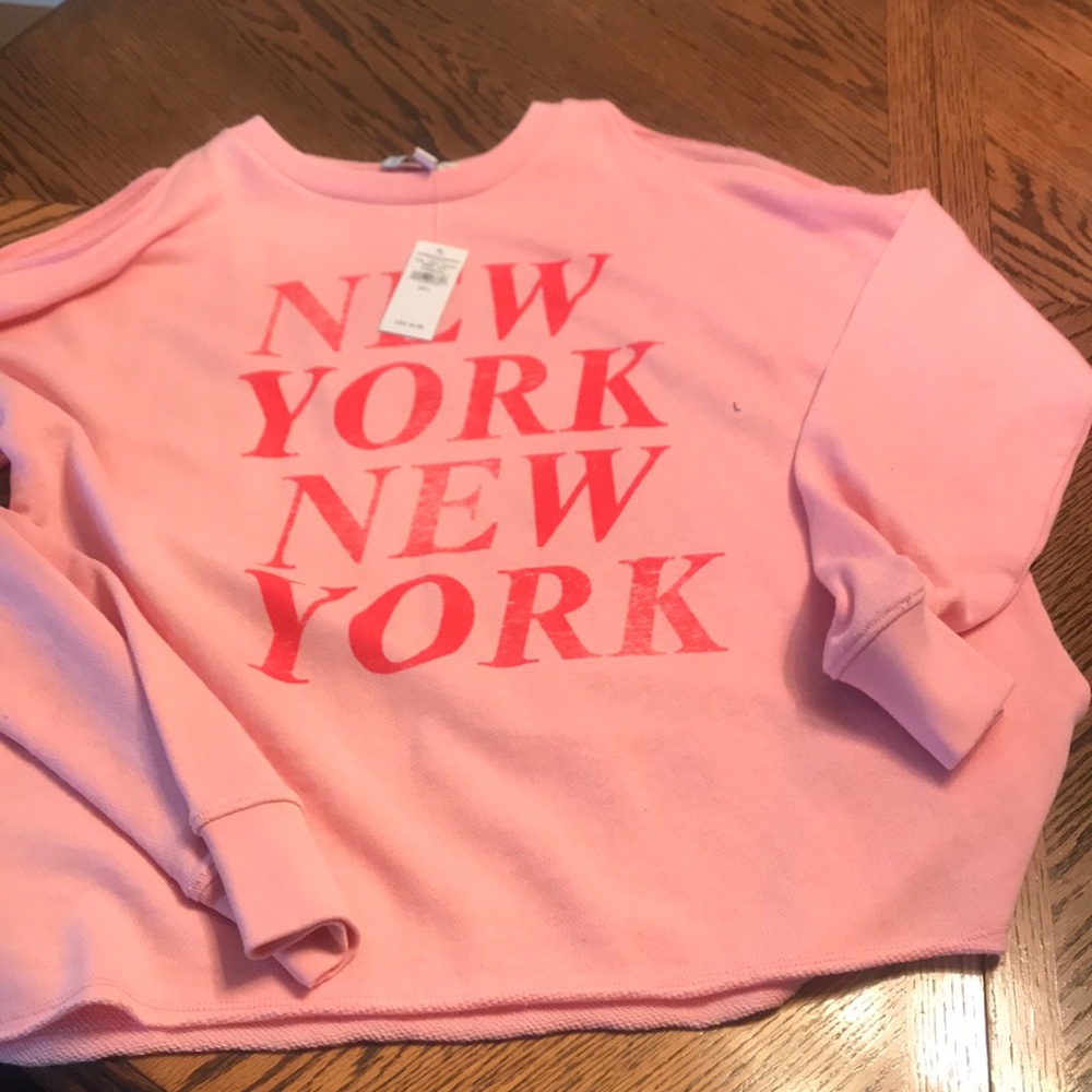 Cold shoulder sweatshirt